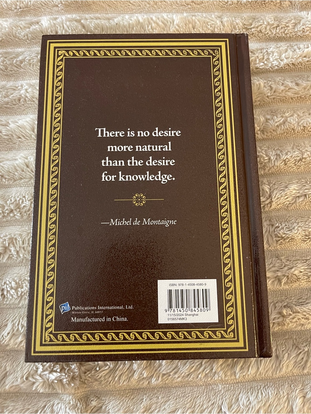 The Book of Unusual Knowledge Hardcover - Brown - Picture 3 of 6